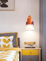 Modern Nordic Toy Figurine Pendant Light for Kids Bedroom and Bedside Decor