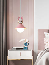 Modern Nordic Toy Figurine Pendant Light for Kids Bedroom and Bedside Decor