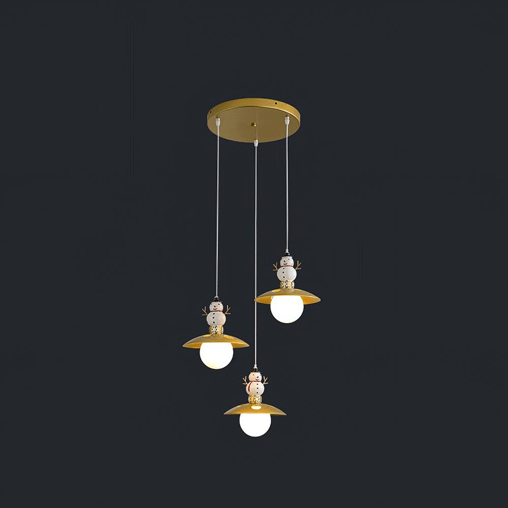 Modern Nordic Toy Figurine Pendant Light for Kids Bedroom and Bedside Decor