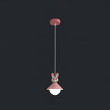 Modern Nordic Toy Figurine Pendant Light for Kids Bedroom and Bedside Decor