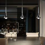 Modern Nordic Water Drop LED Pendant Light for Staircase and Small Spaces