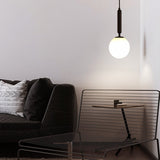 Modern Nordic Water Pattern Glass LED Pendant Light for Bedroom Bedside and Dining Areas