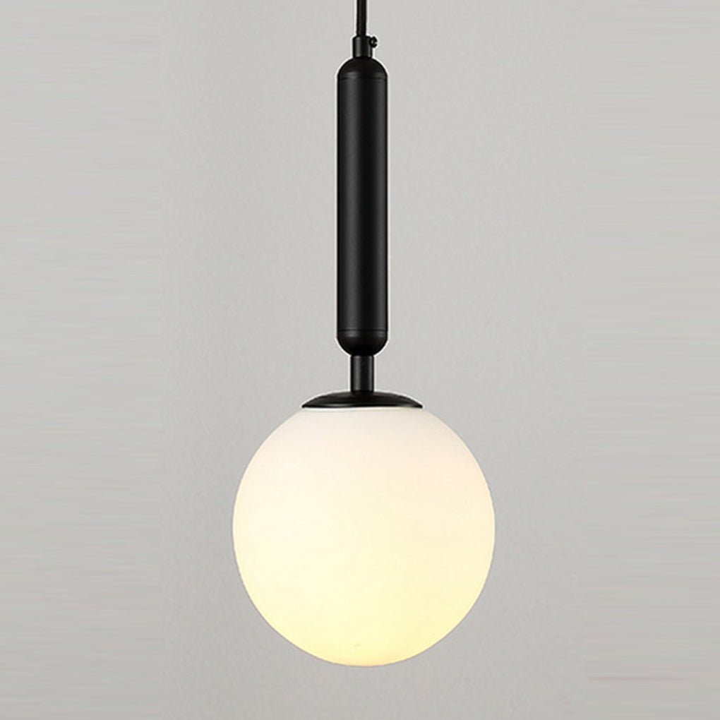 Modern Nordic Water Pattern Glass LED Pendant Light for Bedroom Bedside and Dining Areas