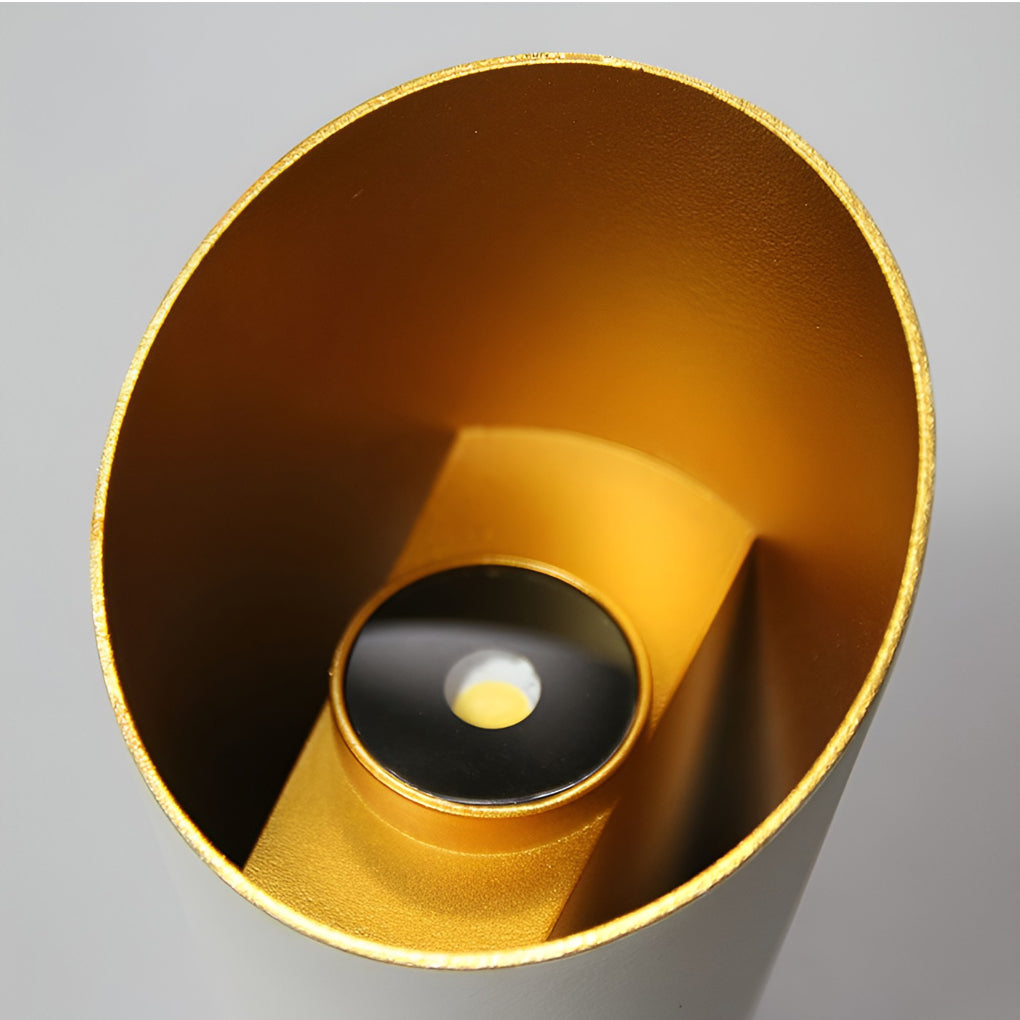 Modern Nordic Waterproof 10W LED Cylindrical Up and Down Outdoor Wall Sconce for Porch and Garden