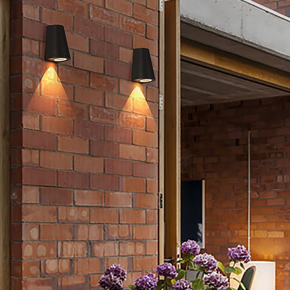 Modern Nordic Waterproof LED Outdoor Wall Light for Porch Courtyard and Balcony