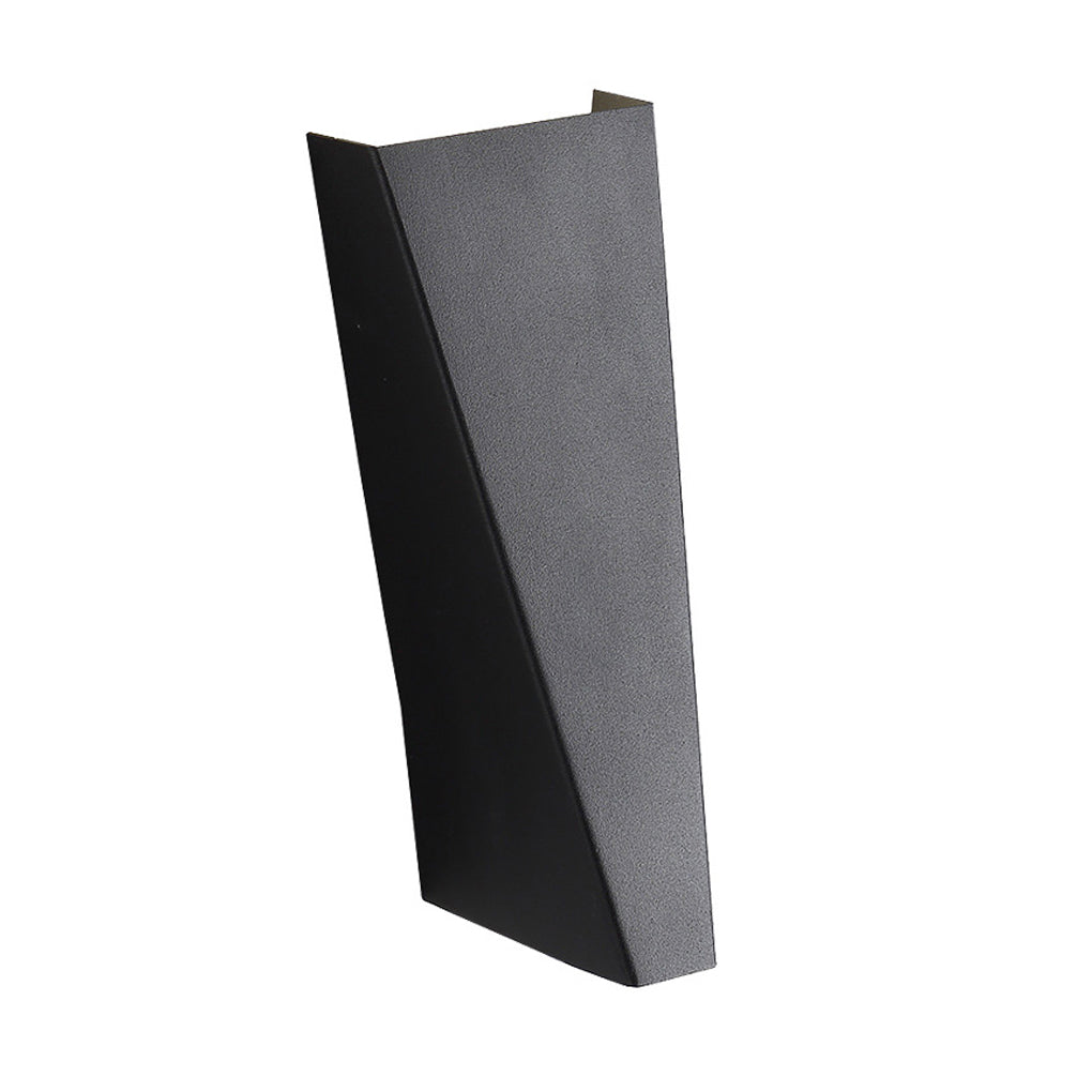 Modern Nordic Waterproof LED Wall Sconce 10W Up and Down Interior Exterior Light Black White