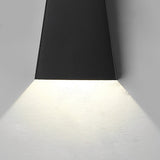 Modern Nordic Waterproof LED Wall Sconce 10W Up and Down Interior Exterior Light Black White