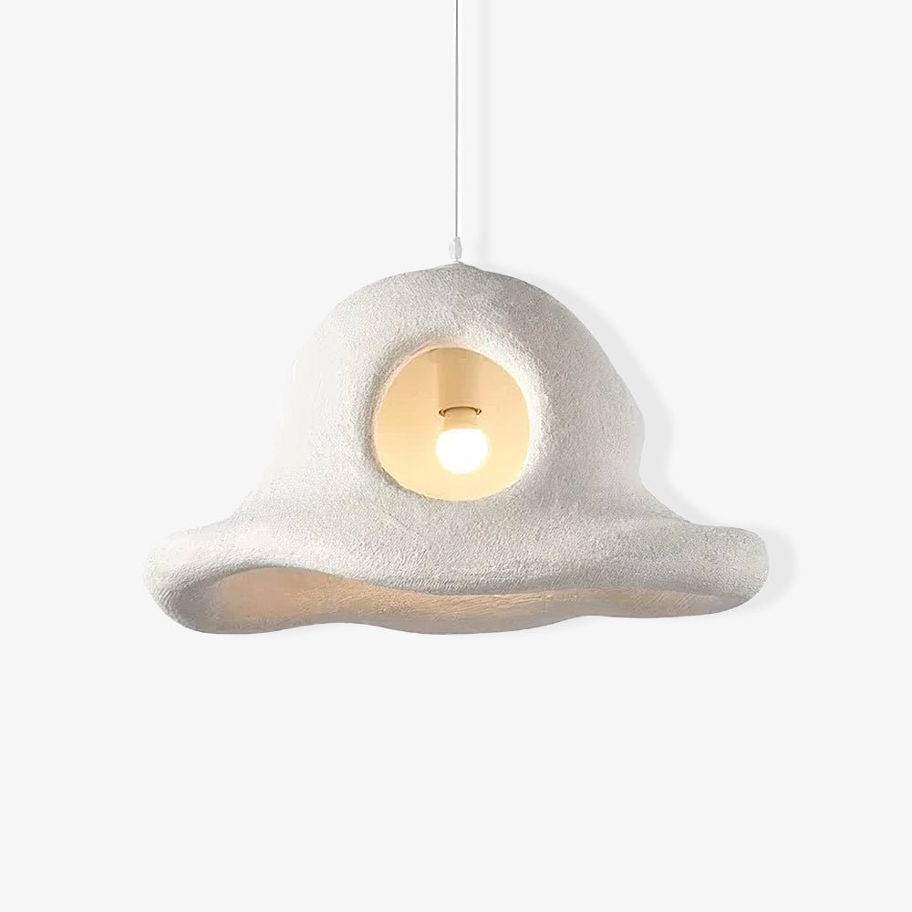 Modern Nordic Wide Brim Hat Ceiling Light Fixture Minimalist Hanging Pendant Lamp