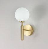 Modern Nordica Glass Bracket Wall Lamp Elegant Nordic Design Brass Indoor Sconce