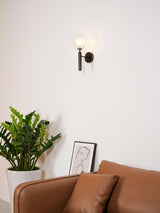 Modern Nordica Glass Bracket Wall Lamp Elegant Nordic Design Brass Indoor Sconce