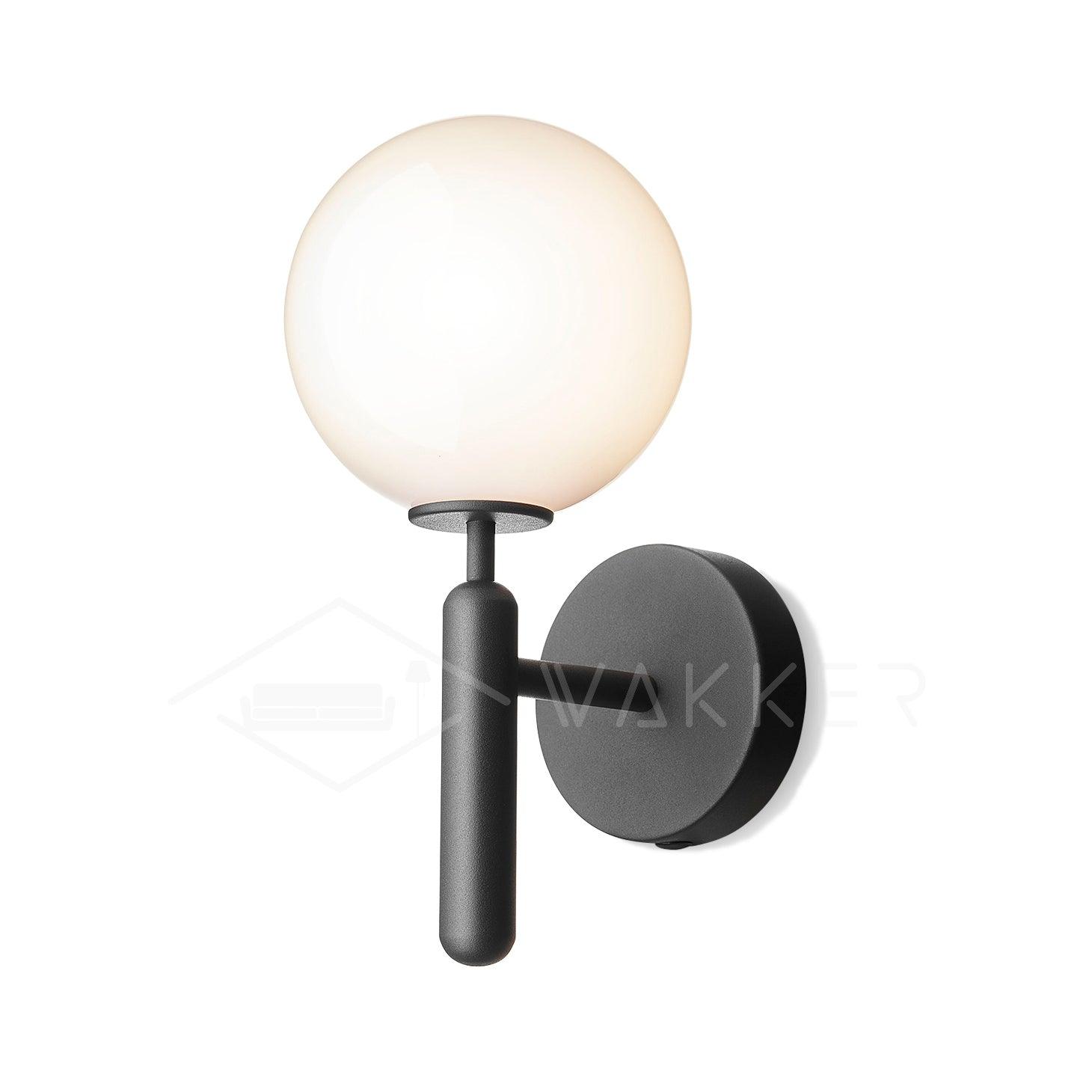 Modern Nordica Glass Bracket Wall Lamp Elegant Nordic Design Brass Indoor Sconce