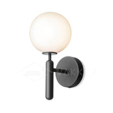 Modern Nordica Glass Bracket Wall Lamp Elegant Nordic Design Brass Indoor Sconce