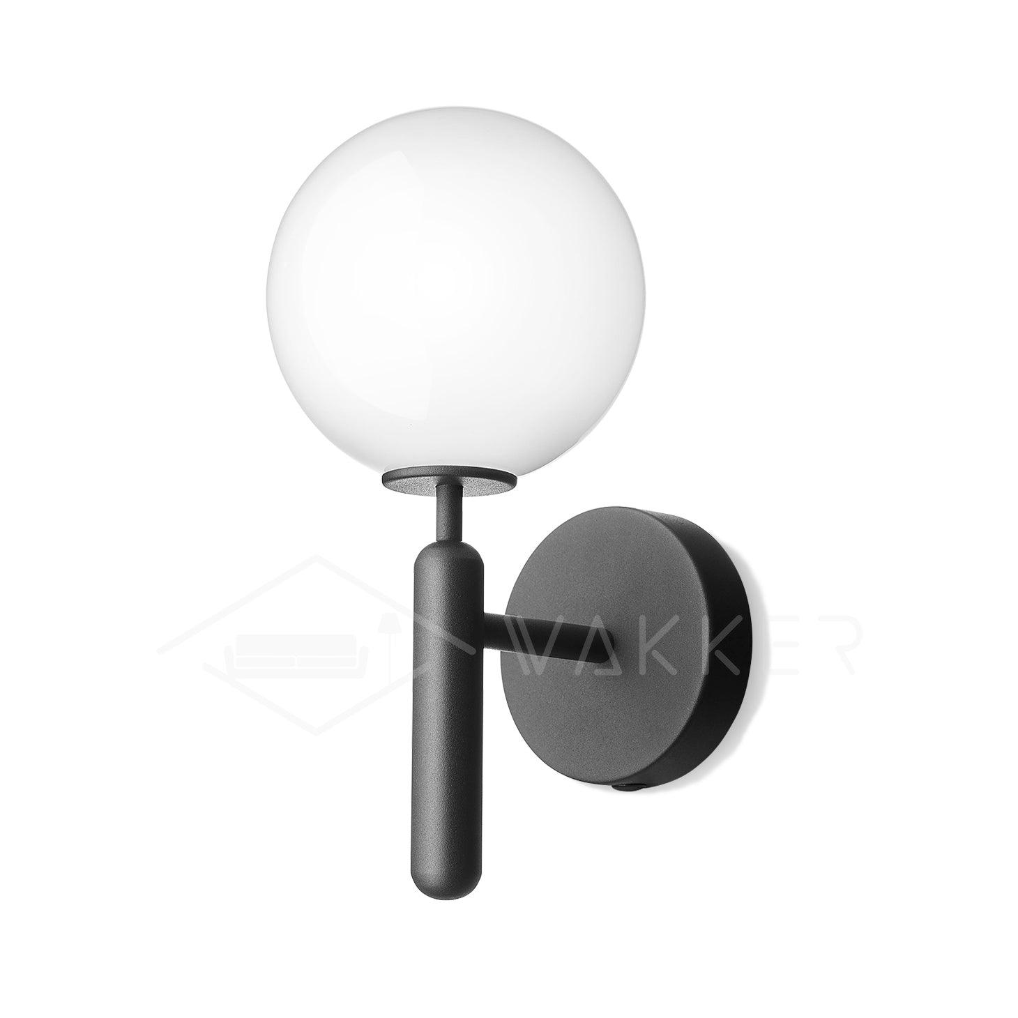 Modern Nordica Glass Bracket Wall Lamp Elegant Nordic Design Brass Indoor Sconce