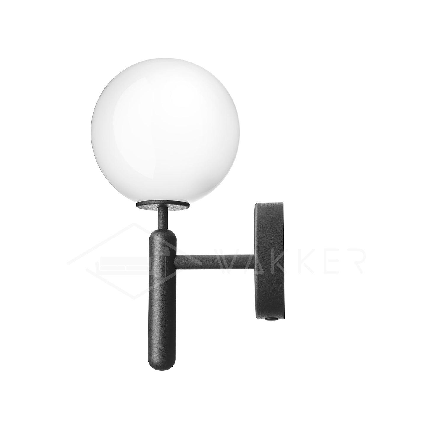 Modern Nordica Glass Bracket Wall Lamp Elegant Nordic Design Brass Indoor Sconce