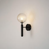 Modern Nordica Glass Bracket Wall Lamp Elegant Nordic Design Brass Indoor Sconce