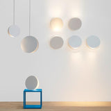 Modern North Circular Geometric Pendant Light Iron GU10 LED Ceiling Fixture
