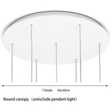 Modern North Circular Geometric Pendant Light Iron GU10 LED Ceiling Fixture
