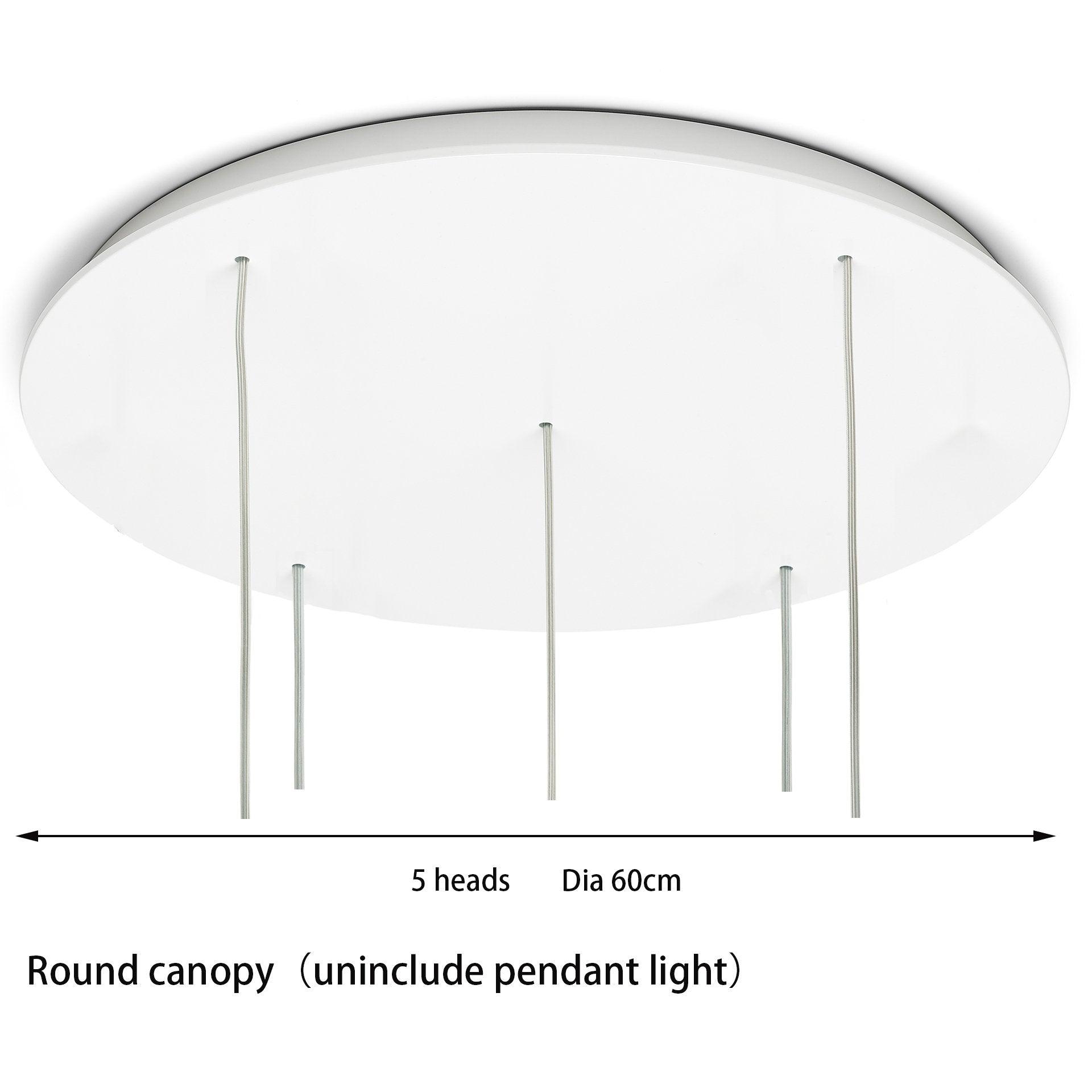 Modern North Circular Geometric Pendant Light Iron GU10 LED Ceiling Fixture