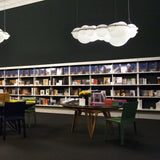 Modern Nuvola Cloud Shaped Pendant Light with White PE Shade for Minimalist Indoor Decor