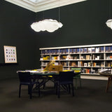 Modern Nuvola Cloud Shaped Pendant Light with White PE Shade for Minimalist Indoor Decor