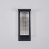 Modern Oleron Box Exterior Wall Lantern Waterproof LED Sconce Light for Garden Set of 2