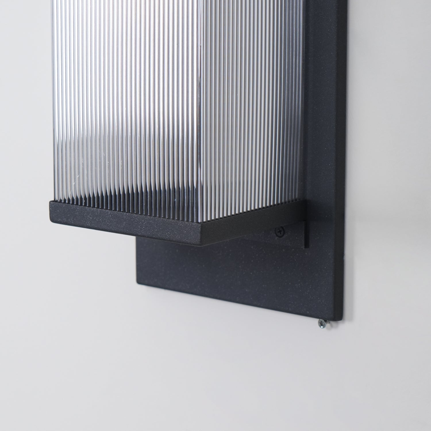Modern Oleron Box Exterior Wall Lantern Waterproof LED Sconce Light for Garden Set of 2