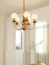 Modern Onyx Glass Pendant Light Metal Chandelier for Dining Room Living Space