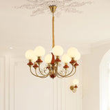 Modern Onyx Glass Pendant Light Metal Chandelier for Dining Room Living Space