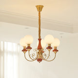 Modern Onyx Glass Pendant Light Metal Chandelier for Dining Room Living Space
