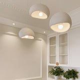 Modern Organic Cloud Chandelier with Rough Texture HDPE Shades and Adjustable Cables