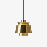 Modern Orion Metal Spinning Pendant Light with Industrial Metallic Finish for Indoor Spaces