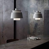 Modern Orion Metal Spinning Pendant Light with Industrial Metallic Finish for Indoor Spaces