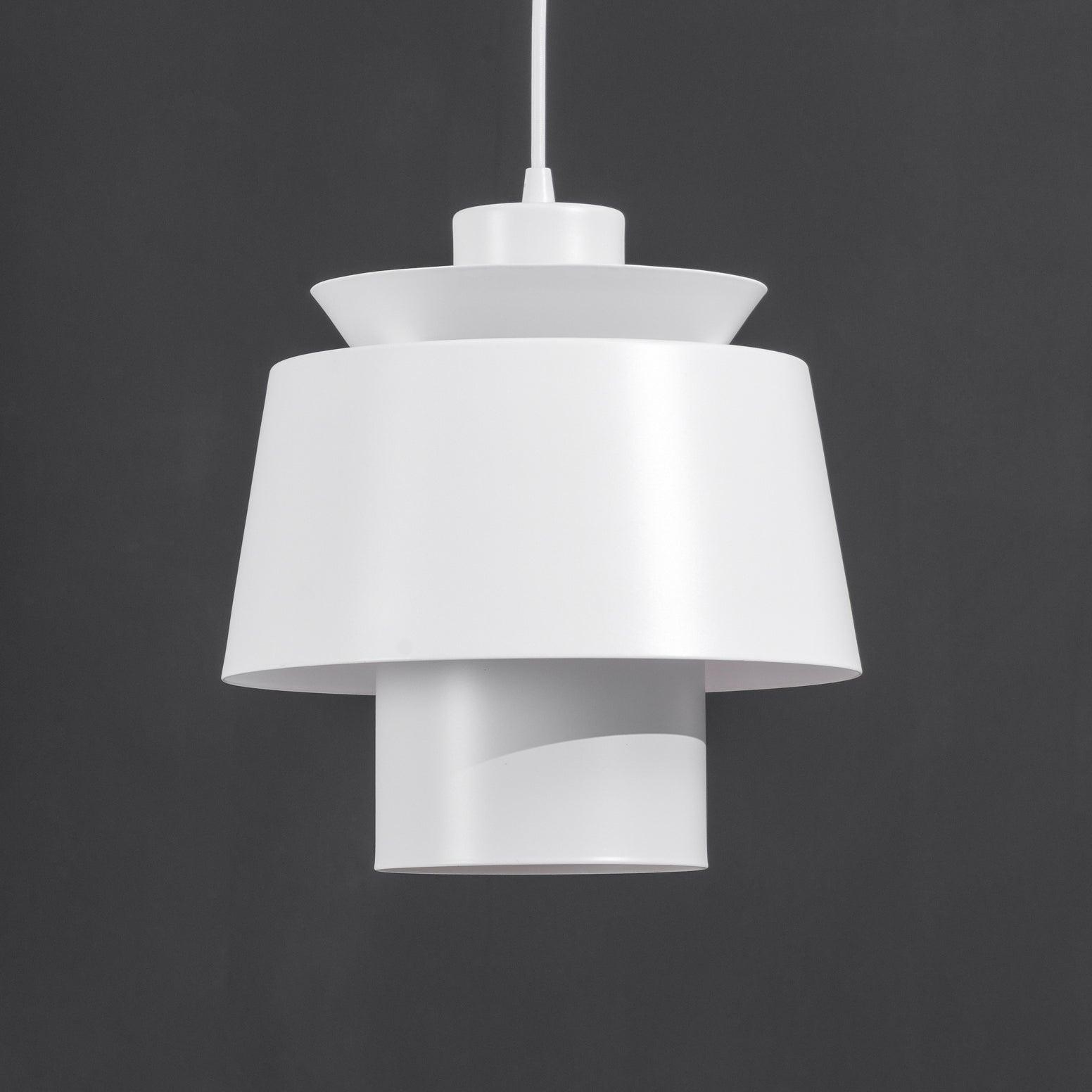 Modern Orion Metal Spinning Pendant Light with Industrial Metallic Finish for Indoor Spaces