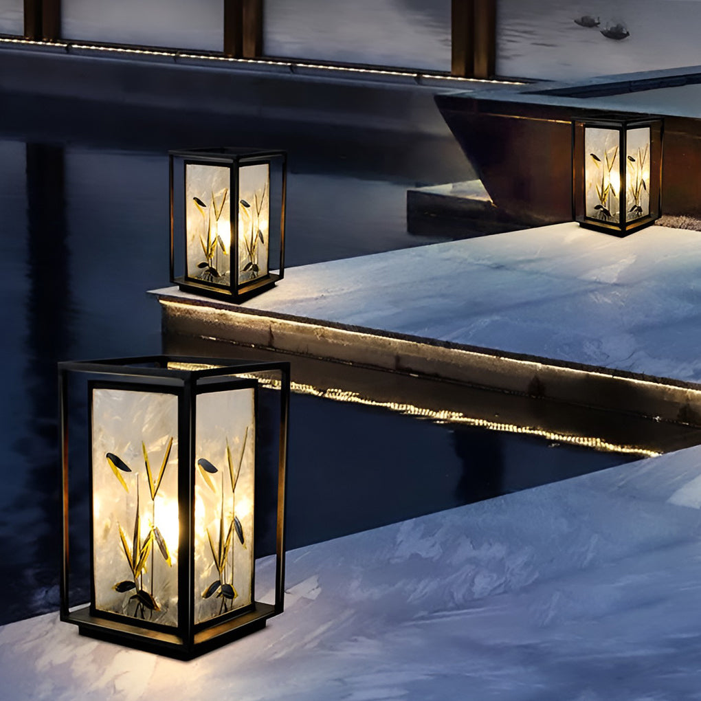Modern Outdoor Landscape Path Lights IP55 Waterproof Deck Post Pillar Lantern Lighting