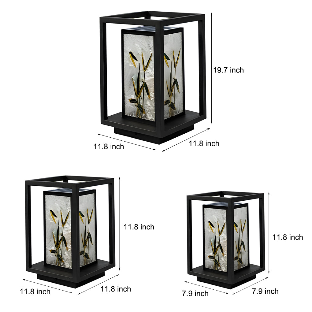 Modern Outdoor Landscape Path Lights IP55 Waterproof Deck Post Pillar Lantern Lighting