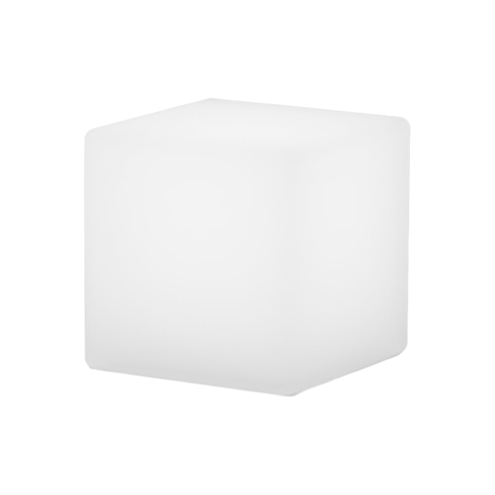 Modern Outdoor LED Cube Light Waterproof Solar and USB Rechargeable Floor Lamp for Garden Path