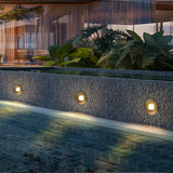 Modern Outdoor LED Recessed Step Lights Waterproof Ground Lighting for Decks Pathways and Gardens
