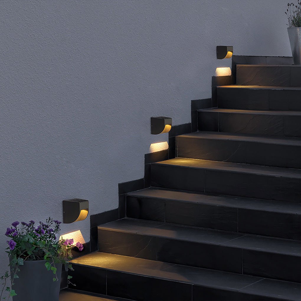 Modern Outdoor LED Wall Sconce IP65 Waterproof Exterior Up and Down Garden Path Light Fixture