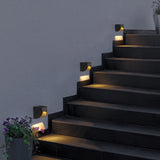 Modern Outdoor LED Wall Sconce IP65 Waterproof Exterior Up and Down Garden Path Light Fixture