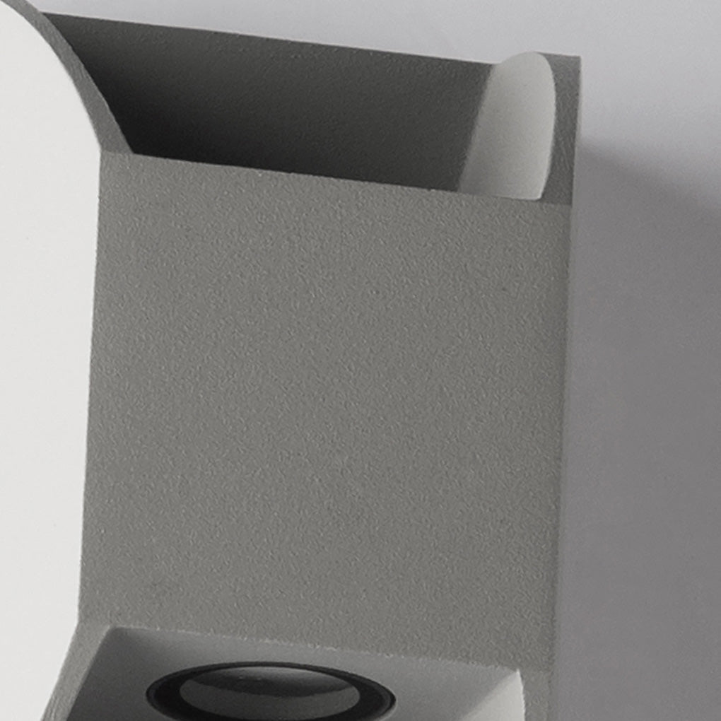Modern Outdoor LED Wall Sconce IP65 Waterproof Exterior Up and Down Garden Path Light Fixture
