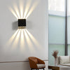 Modern Outdoor LED Wall Sconce Up and Down Light IP65 Waterproof Aluminum Exterior Lamp for Porch and Garden