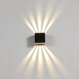 Modern Outdoor LED Wall Sconce Up and Down Light IP65 Waterproof Aluminum Exterior Lamp for Porch and Garden