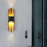 Modern Outdoor LED Wall Sconce Waterproof Up and Down Exterior House Light