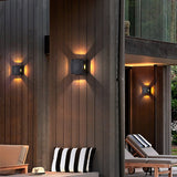 Modern Outdoor LED Waterproof Wall Light IP65 Exterior Porch Sconce for Villa Patio Garden