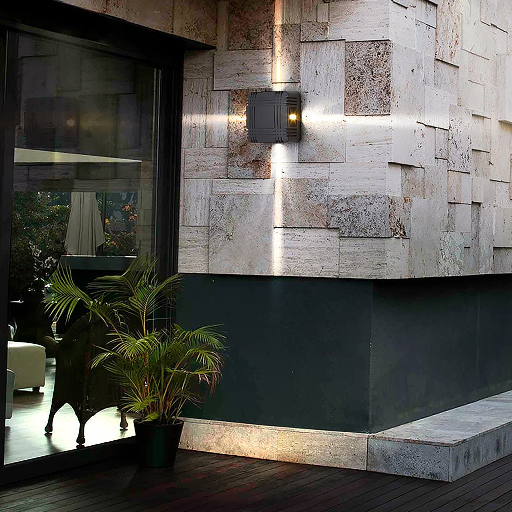 Modern Outdoor LED Waterproof Wall Light IP65 Exterior Porch Sconce for Villa Patio Garden
