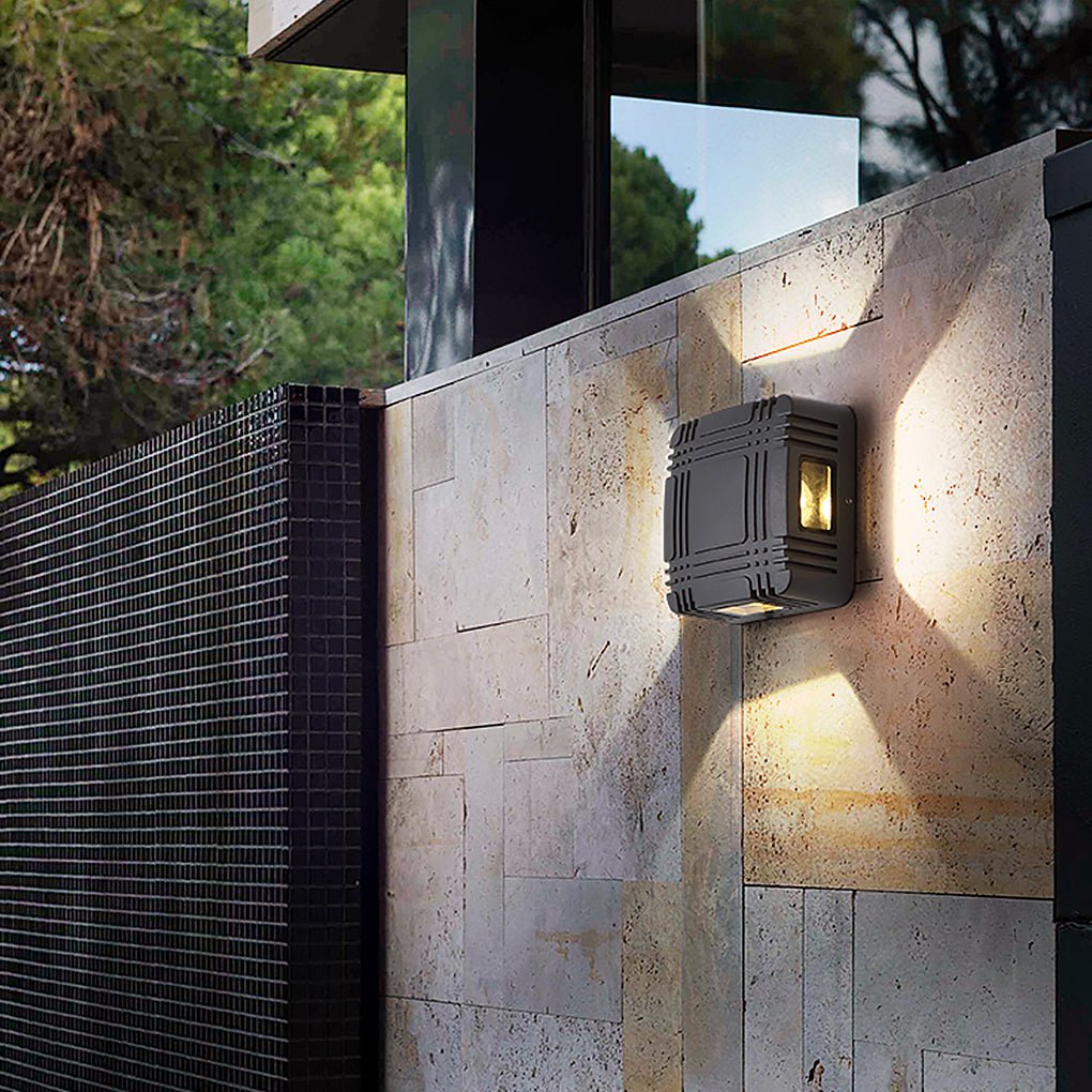 Modern Outdoor LED Waterproof Wall Light IP65 Exterior Porch Sconce for Villa Patio Garden