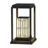 Modern Outdoor Pathway Light Stainless Steel Landscape Garden Lawn Lamp with Marble Shade
