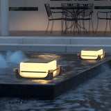 Modern Outdoor Solar Deck Post Lights Waterproof LED Fence Cap Lighting for Patio and Gate