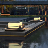 Modern Outdoor Solar Deck Post Lights Waterproof LED Fence Cap Lighting for Patio and Gate