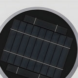 Modern Outdoor Solar Garden Post Light with 360 Degree Dual Motion Sensor